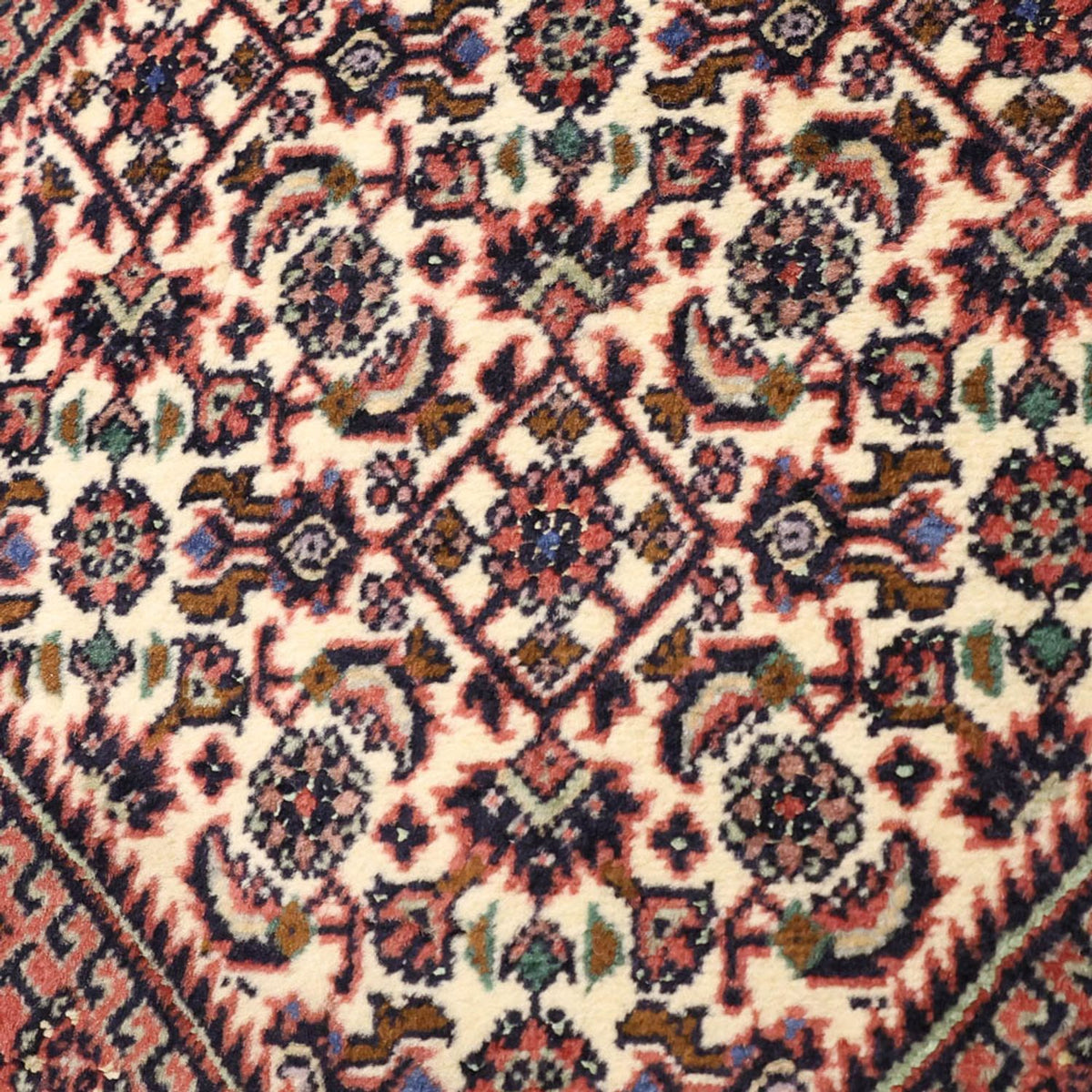 Tapis persan - Bidjar - 130 x 72 cm - rouille