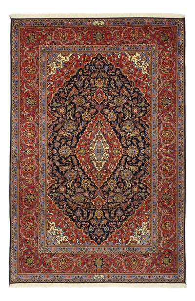 Tapis de Kashan Tapis 139x208cm - Tapis persan - rouge foncé