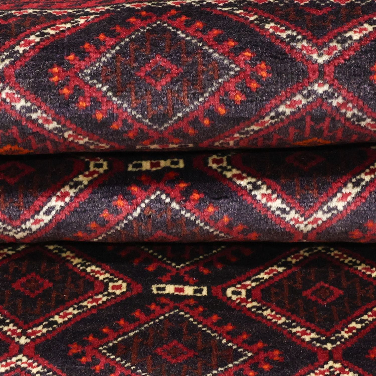 Tapis de couloir Tapis Belutsch - 190 x 103 cm - rouge foncé