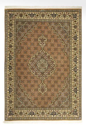 Tapis persan - Tabriz - Royal - Royal - 150 x 102 cm - sable