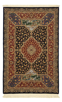 Tapis persan - Ghom - 154 x 100 cm - beige foncé