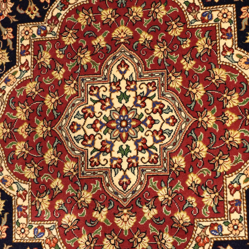 Perserteppich - Ghom - 154 x 100 cm - dunkelbeige