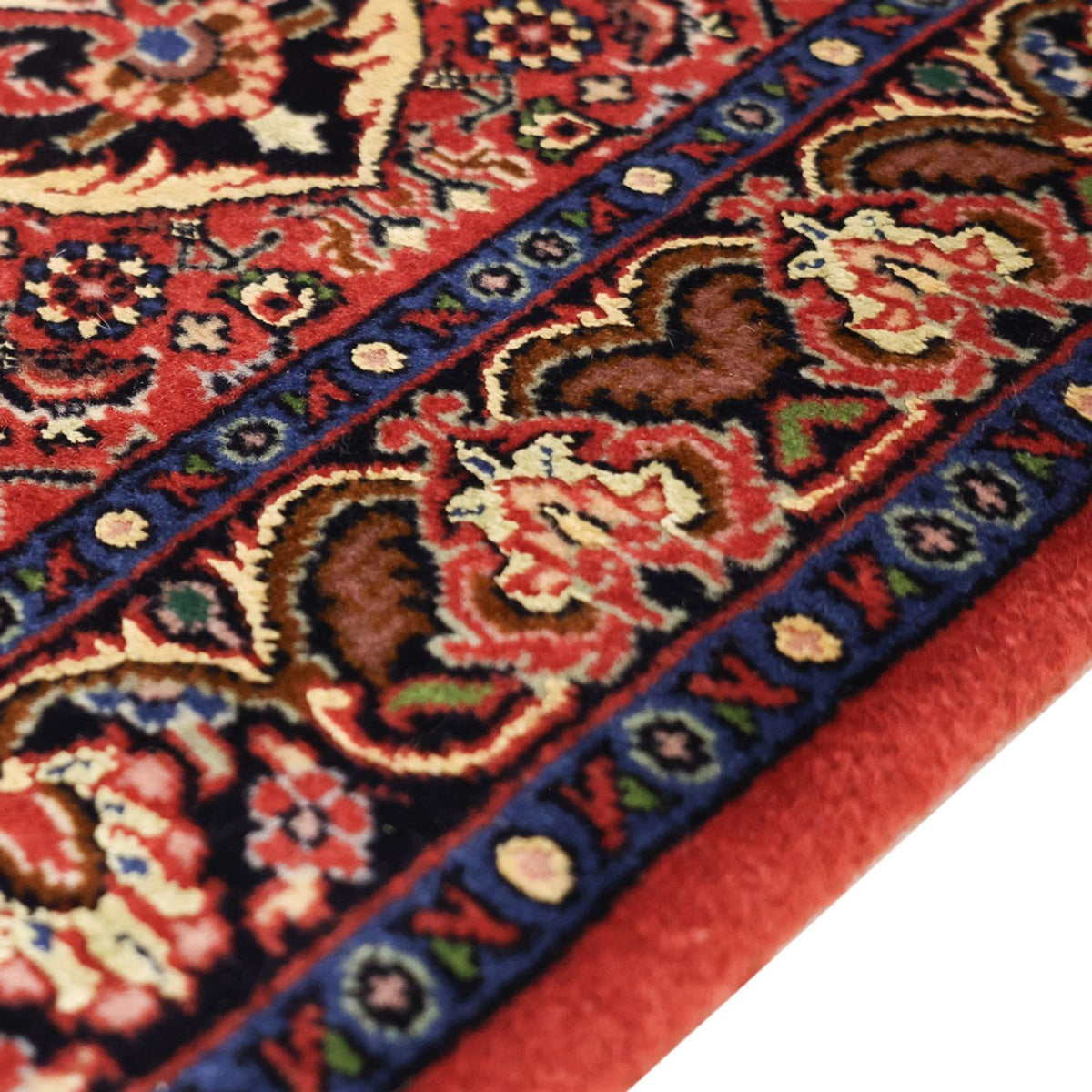 Tapis persan - Bidjar - 136 x 71 cm - rouge foncé