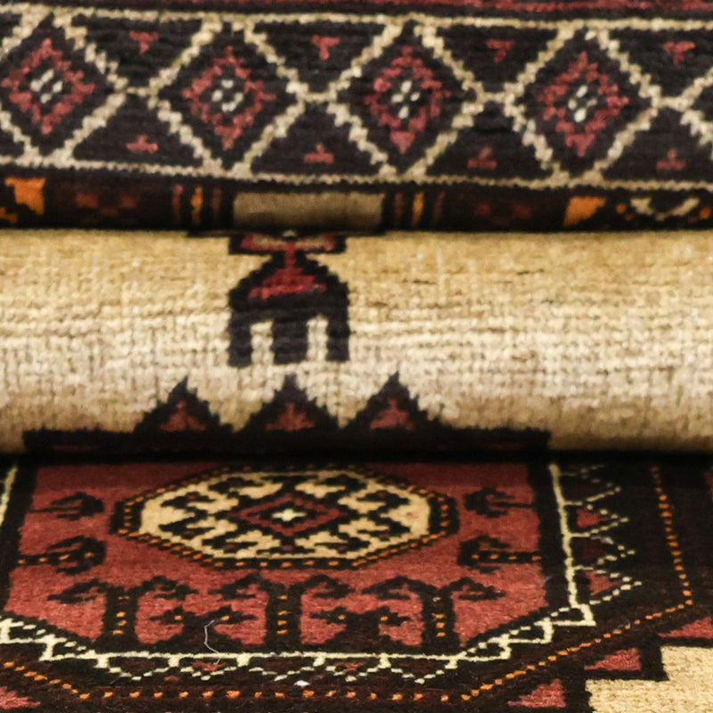 Tapis Belutsch - 189 x 105 cm - beige