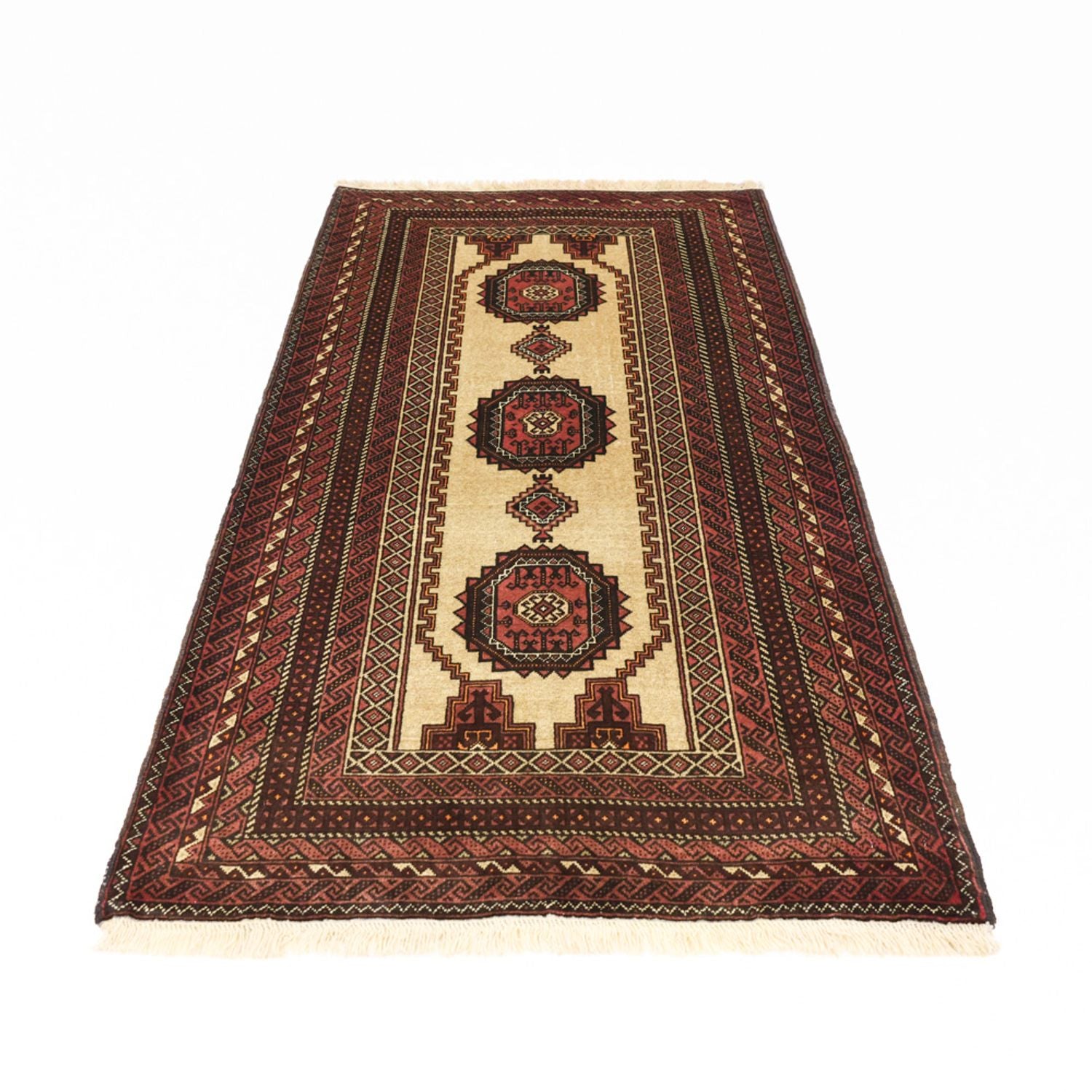 Tapis Belutsch - 189 x 105 cm - beige
