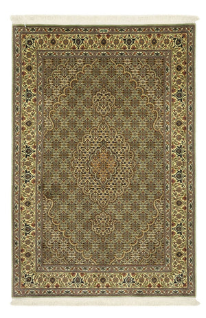 Tapis persan - Tabriz - Royal - 151 x 100 cm - vert olive