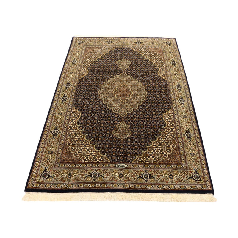 Tapis persan - Tabriz - Royal - Chaîne de soie - 149 x 100 cm - beige foncé