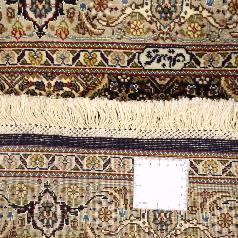 Tapis persan - Tabriz - Royal - Chaîne de soie - 149 x 100 cm - beige foncé