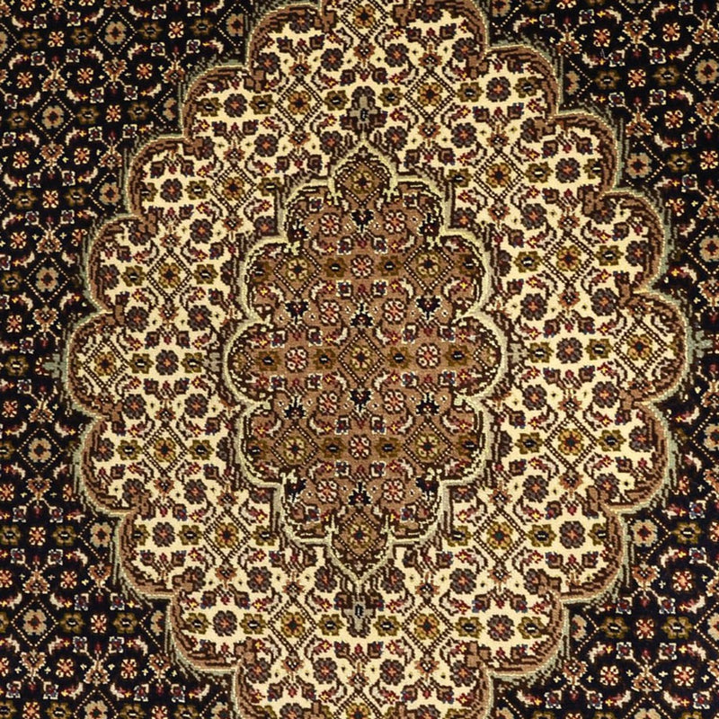 Tapis persan - Tabriz - Royal - Chaîne de soie - 159 x 98 cm - beige foncé