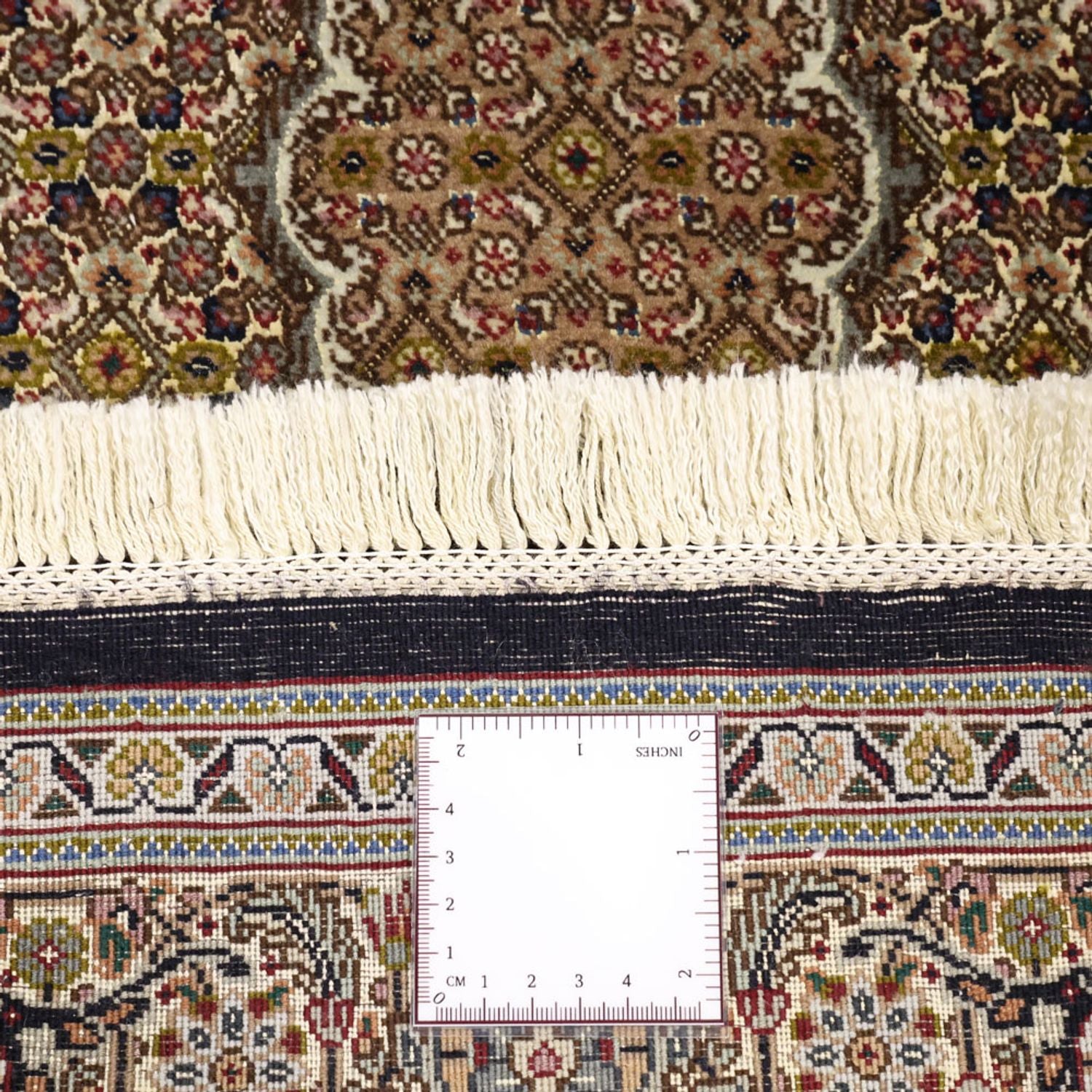 Tapis persan - Tabriz - Royal - 150 x 99 cm - beige foncé