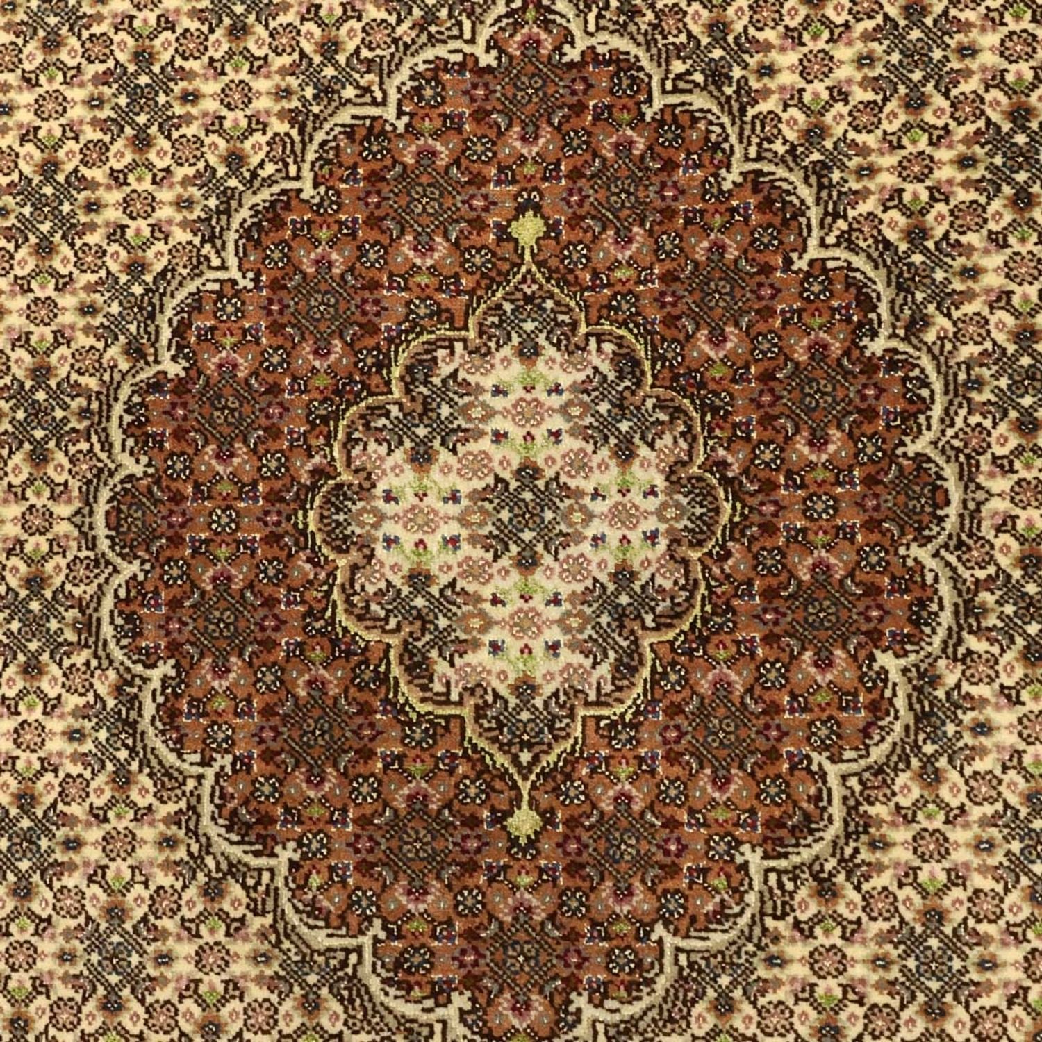 Tapis persan - Tabriz - Royal - 152 x 103 cm - vert olive