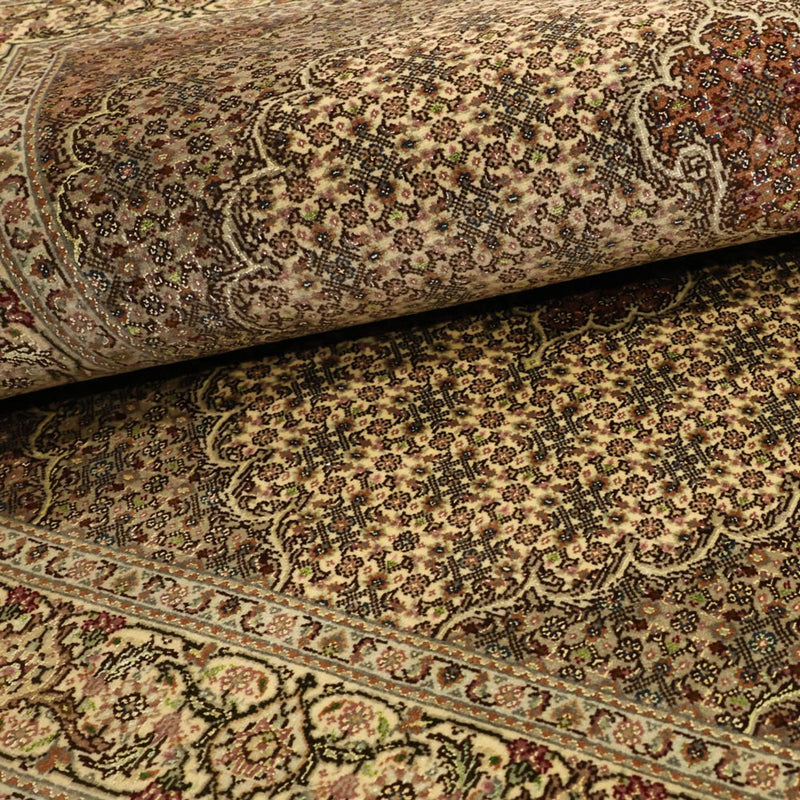 Tapis persan - Tabriz - Royal - 152 x 103 cm - vert olive