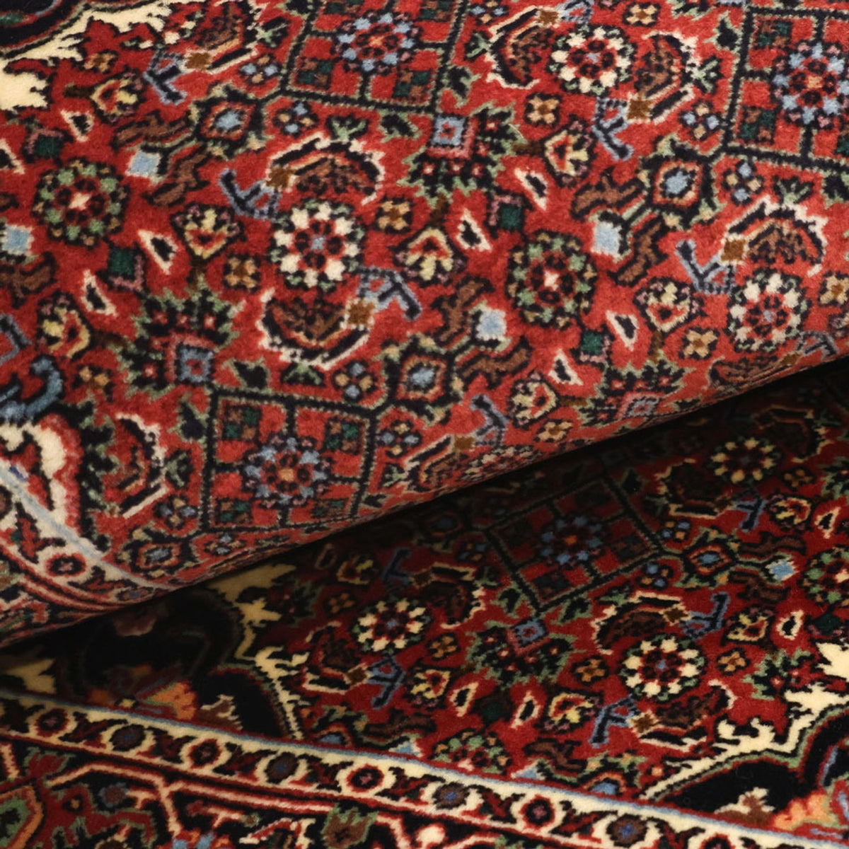 Tapis persan - Bidjar - 136 x 70 cm - rouille