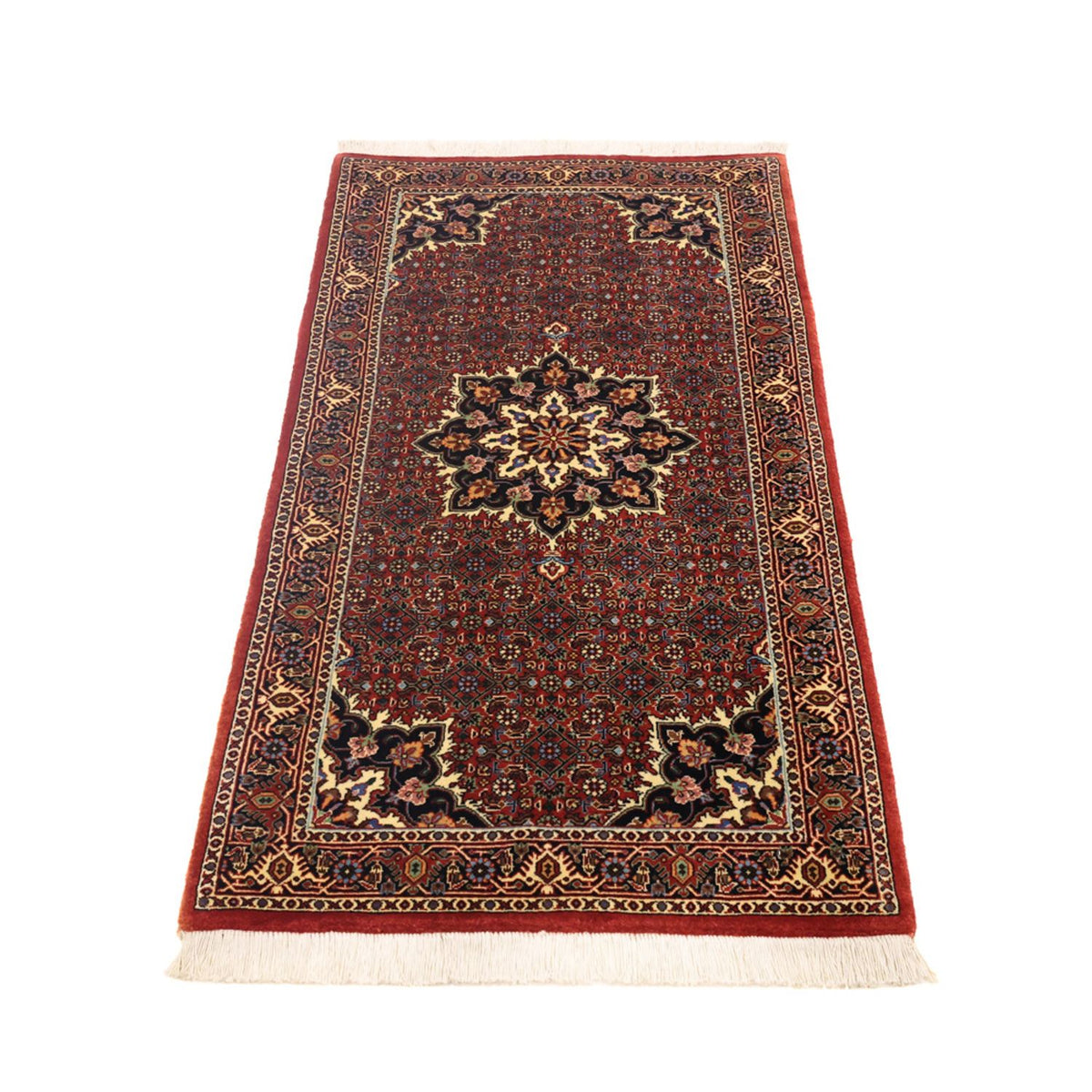 Tapis persan - Bidjar - 136 x 70 cm - rouille