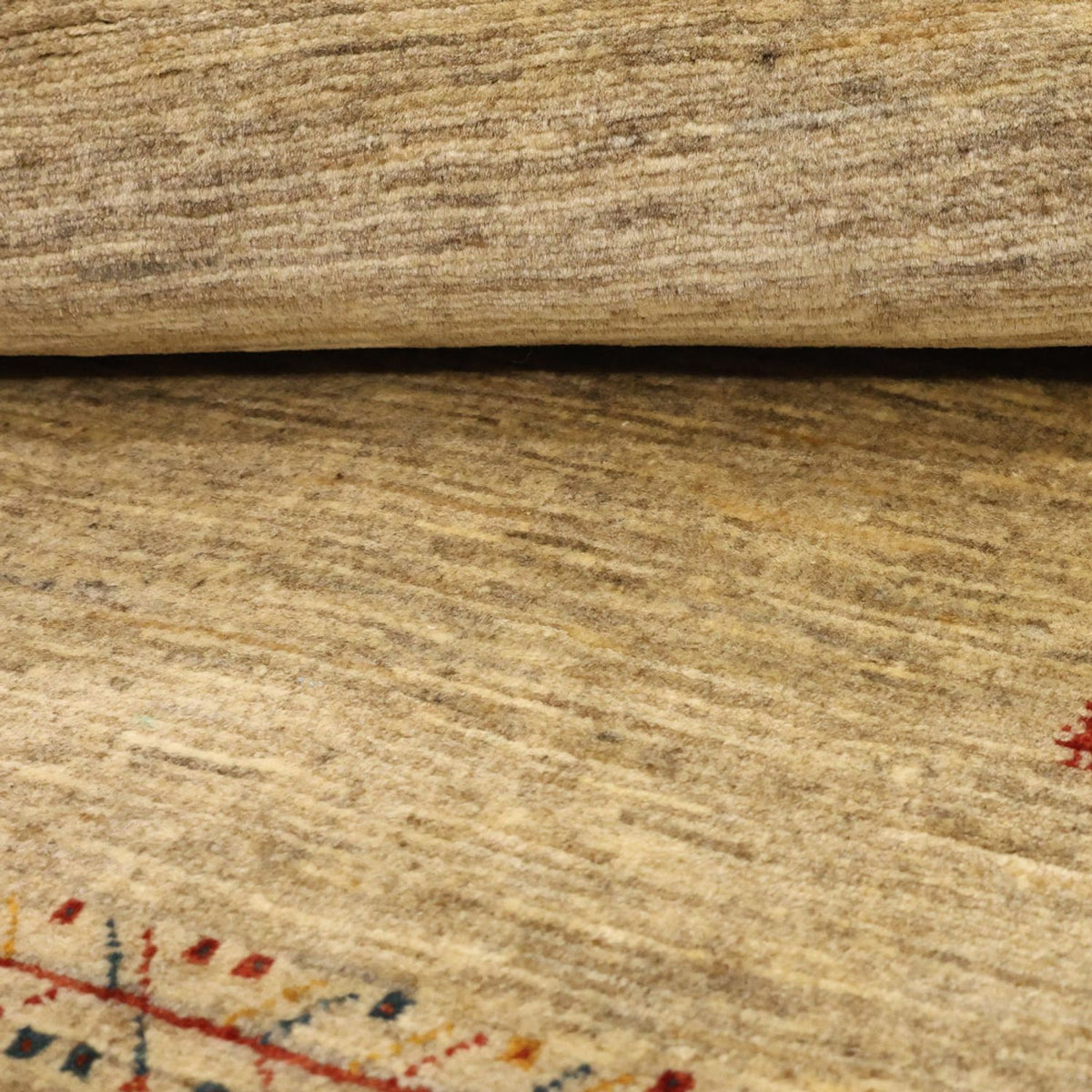 Tapis Gabbeh - Persan Kashkuli - 125 x 82 cm - beige