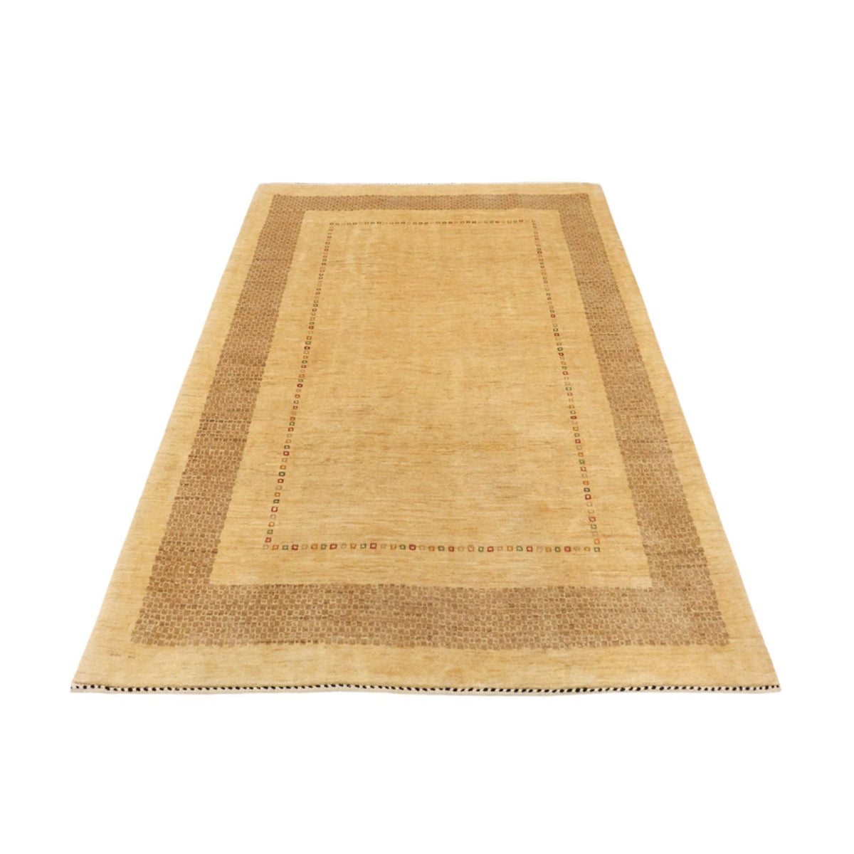 Tapis Gabbeh - Persan Kashkuli - 182 x 126 cm - beige