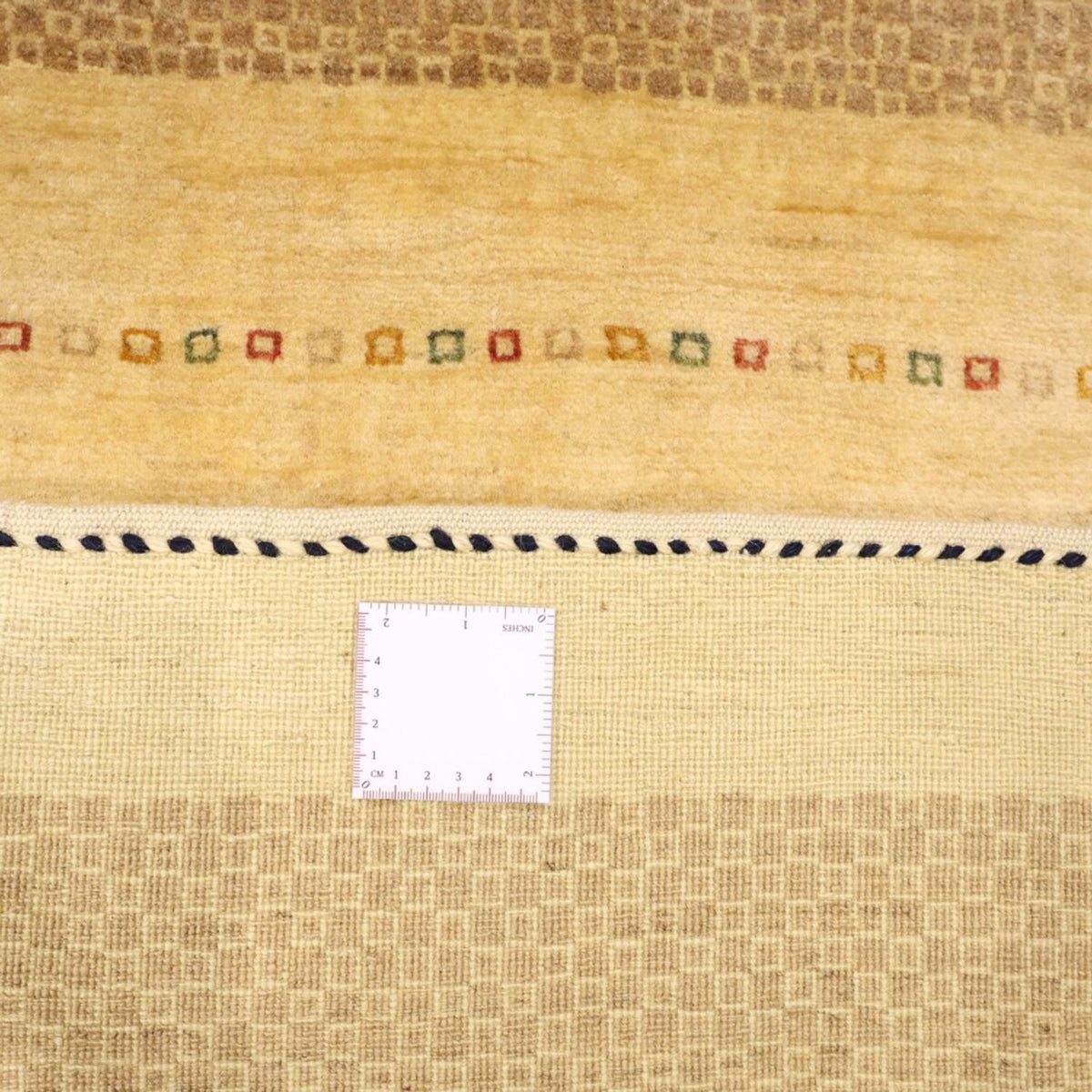 Tapis Gabbeh - Persan Kashkuli - 182 x 126 cm - beige