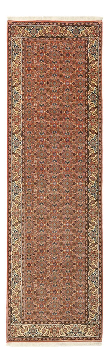 Tapis de couloir Tapis persan - Bidjar - 293 x 88 cm - terracotta