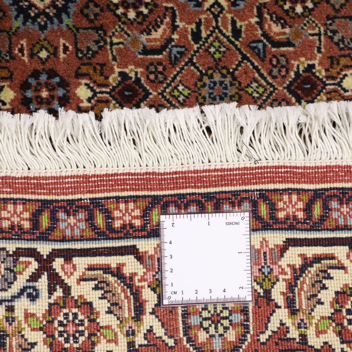 Tapis de couloir Tapis persan - Bidjar - 293 x 88 cm - terracotta