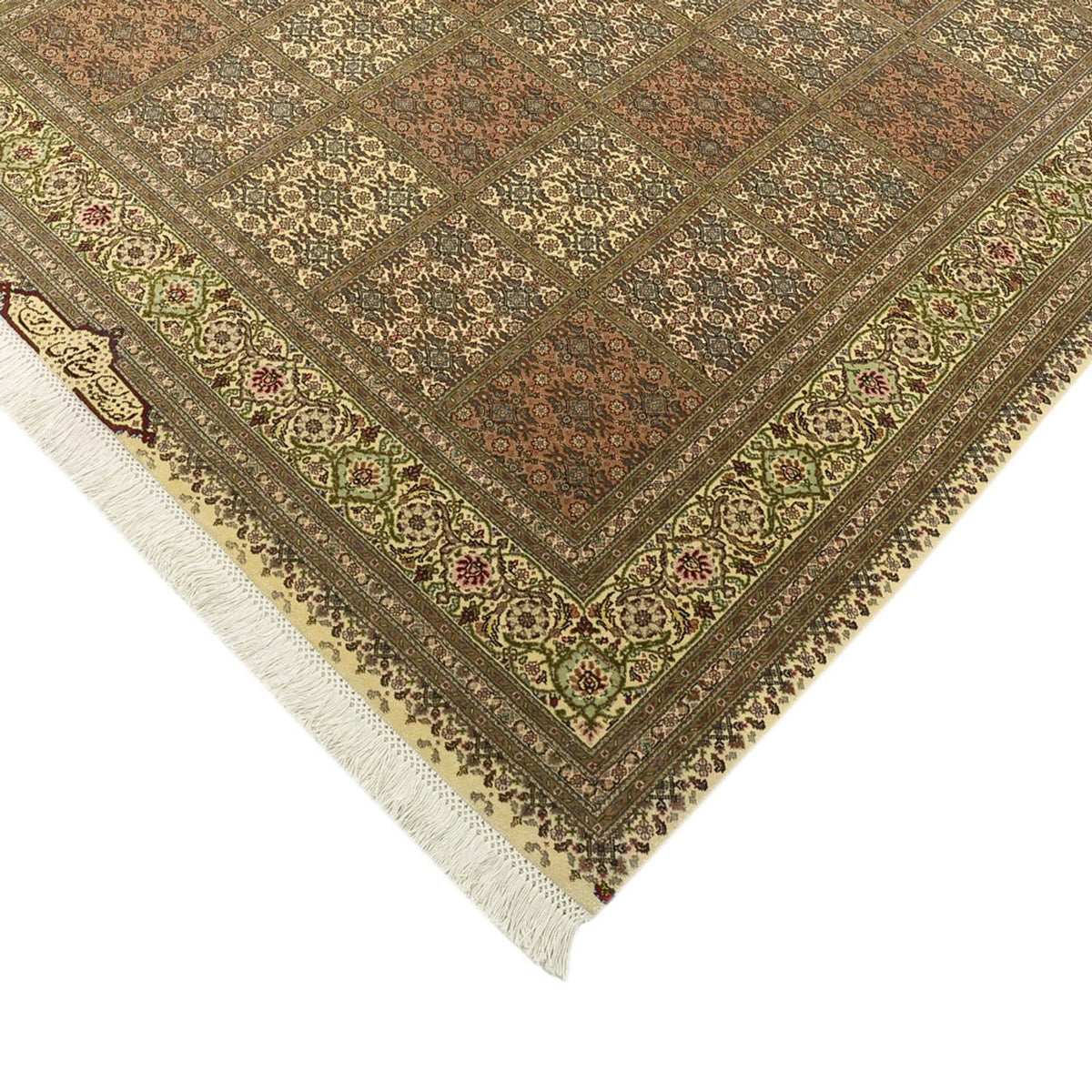 Tapis persan - Tabriz - Royal - Royal - 207 x 152 cm - beige foncé