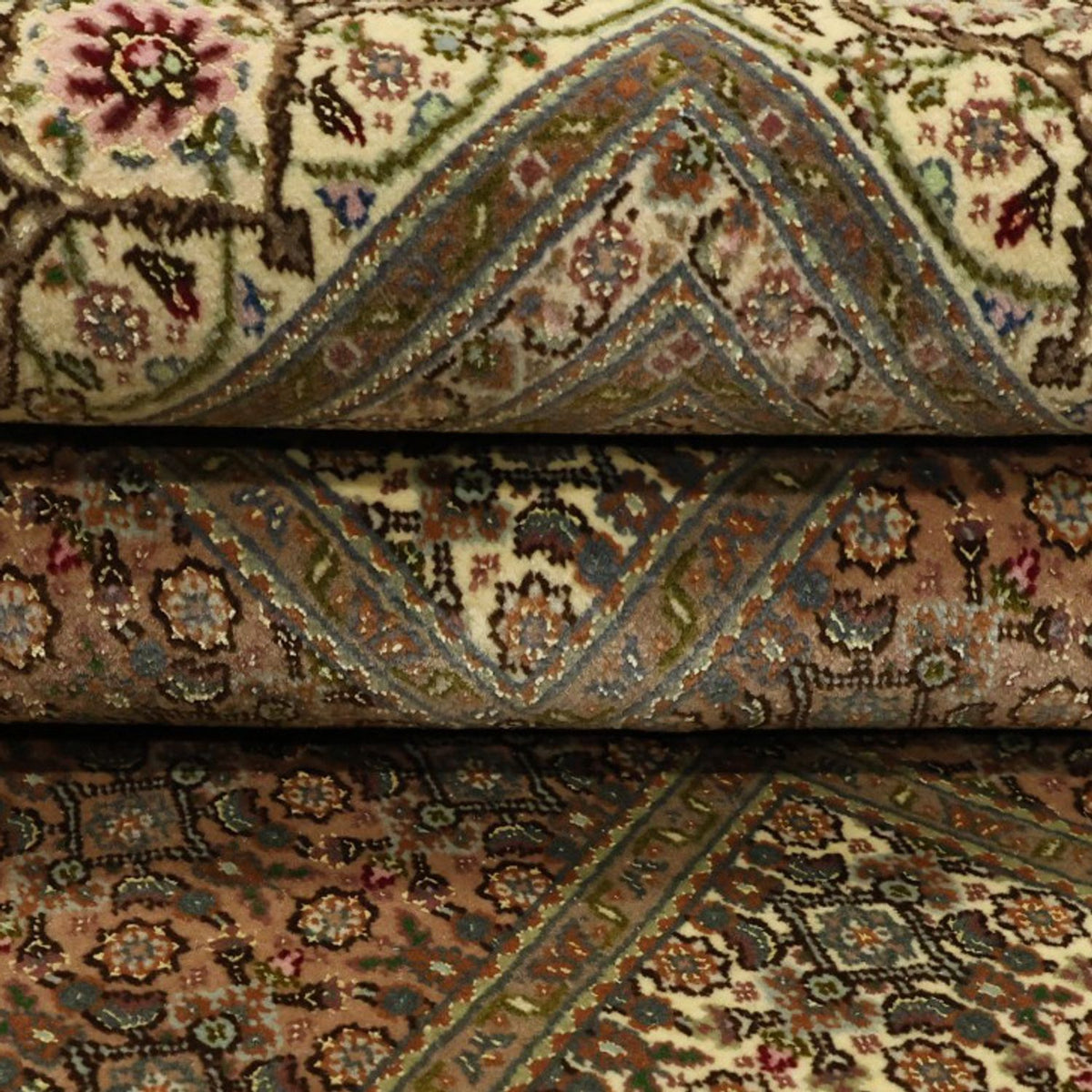 Tapis persan - Tabriz - Royal - Royal - 207 x 152 cm - beige foncé