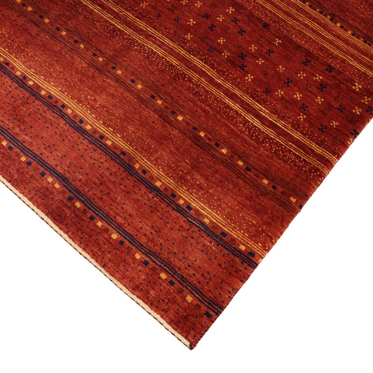 Tapis Gabbeh - Persan Kashkuli - 126 x 96 cm - multicolore