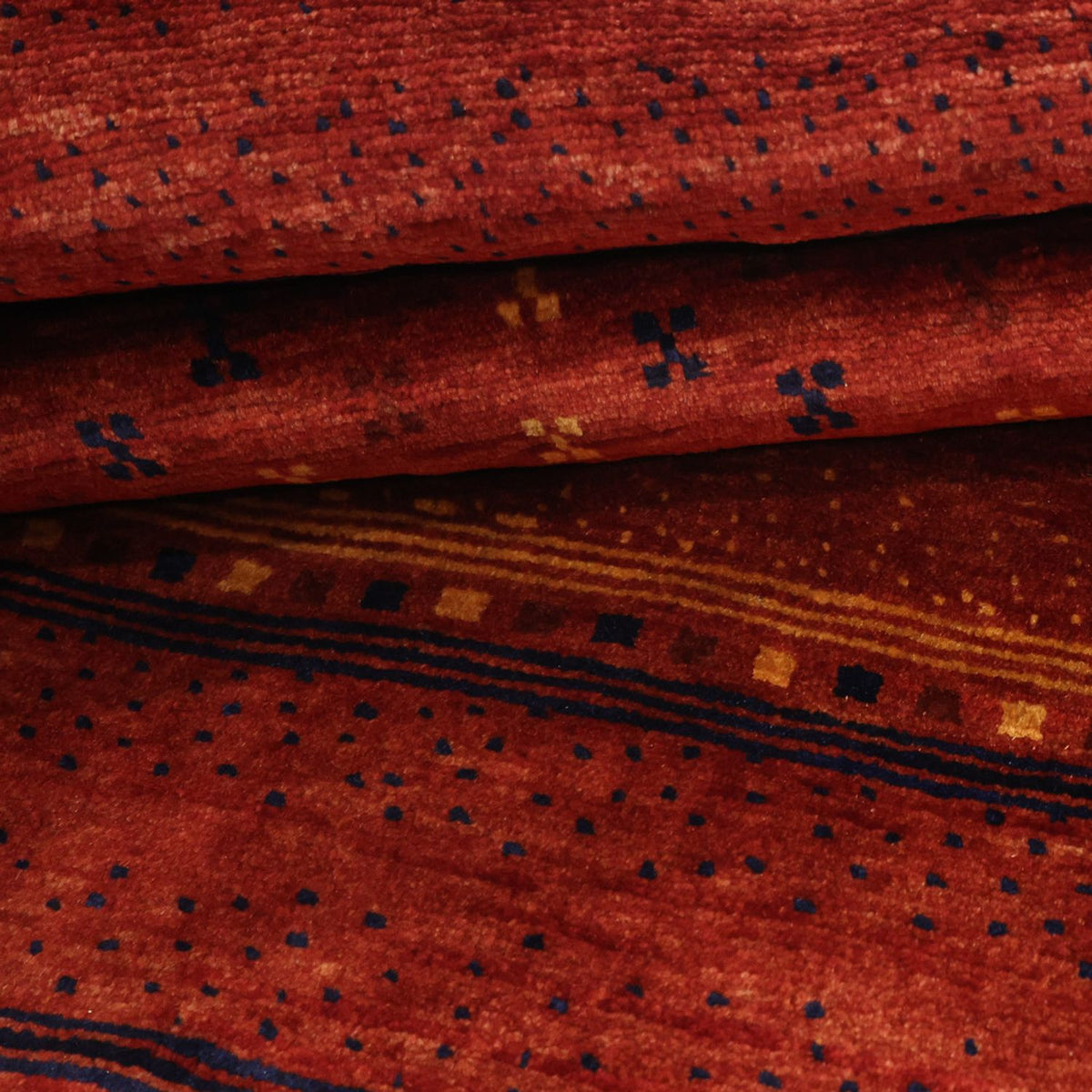 Tapis Gabbeh - Persan Kashkuli - 126 x 96 cm - multicolore