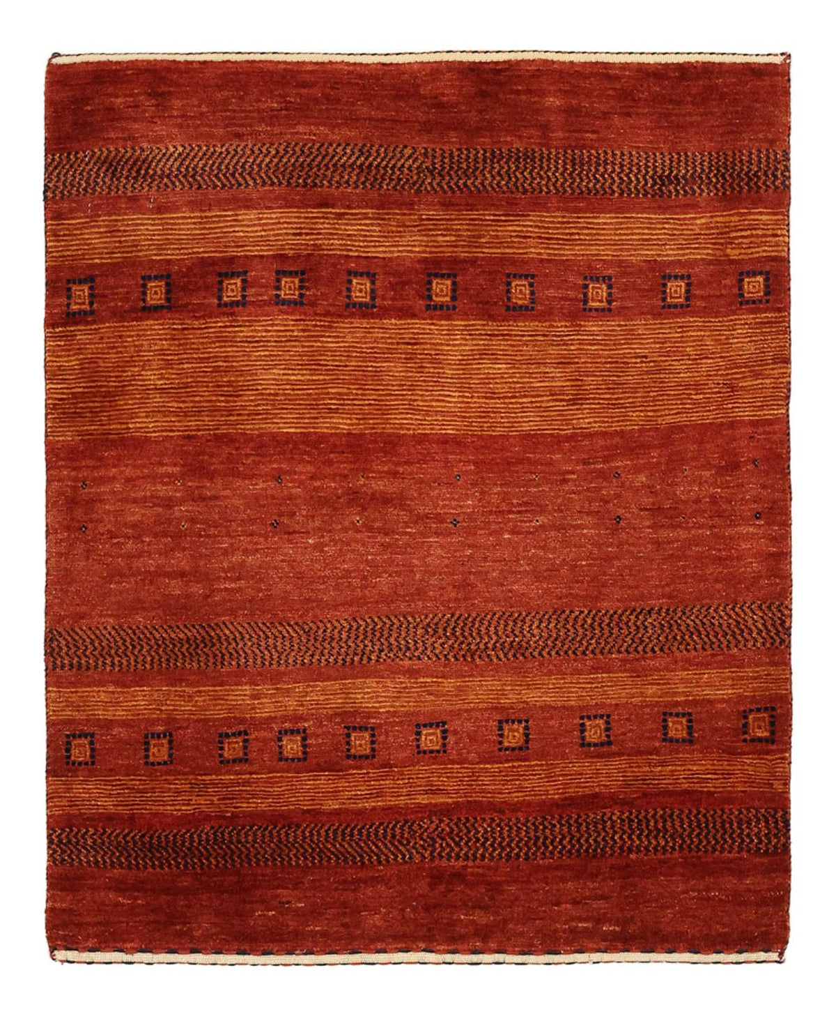 Tapis Gabbeh - Persan Kashkuli - 96 x 79 cm - multicolore