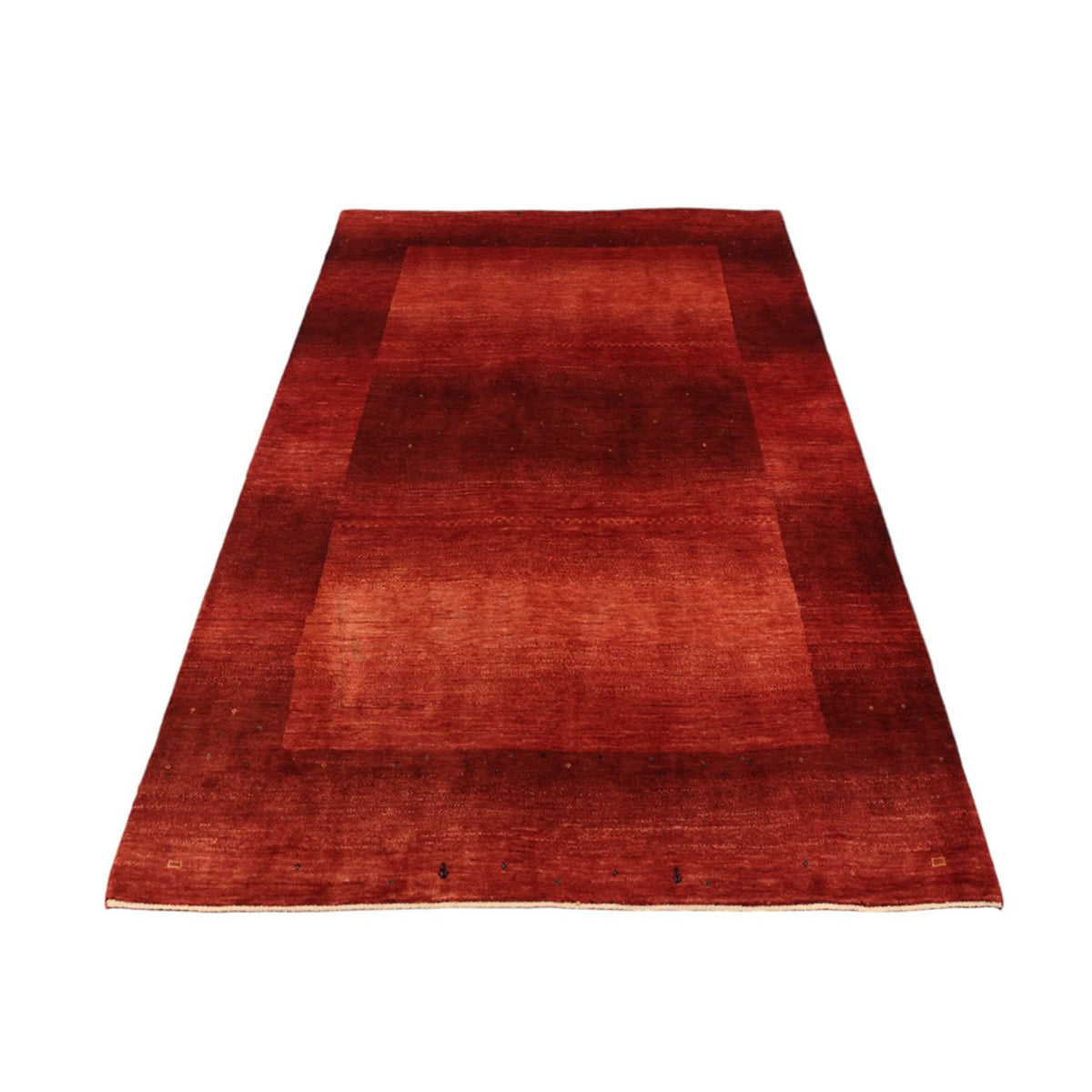 Tapis Gabbeh - Persan Kashkuli - 190 x 128 cm - rouge