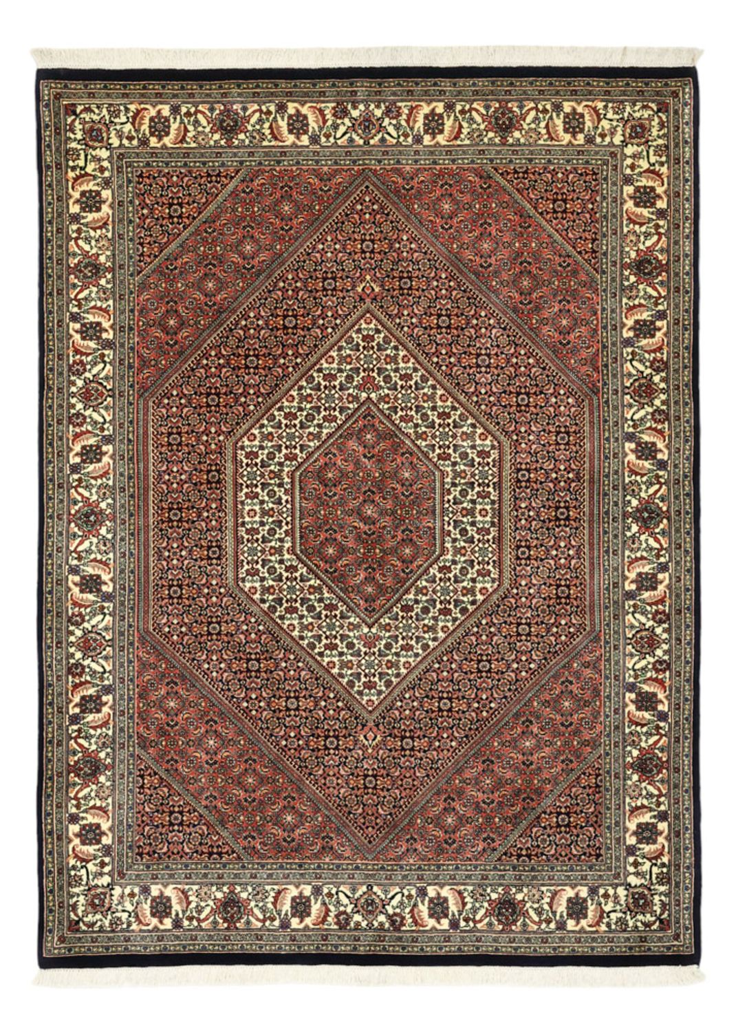Tapis persan - Bidjar - Royal - 203 x 151 cm - beige foncé