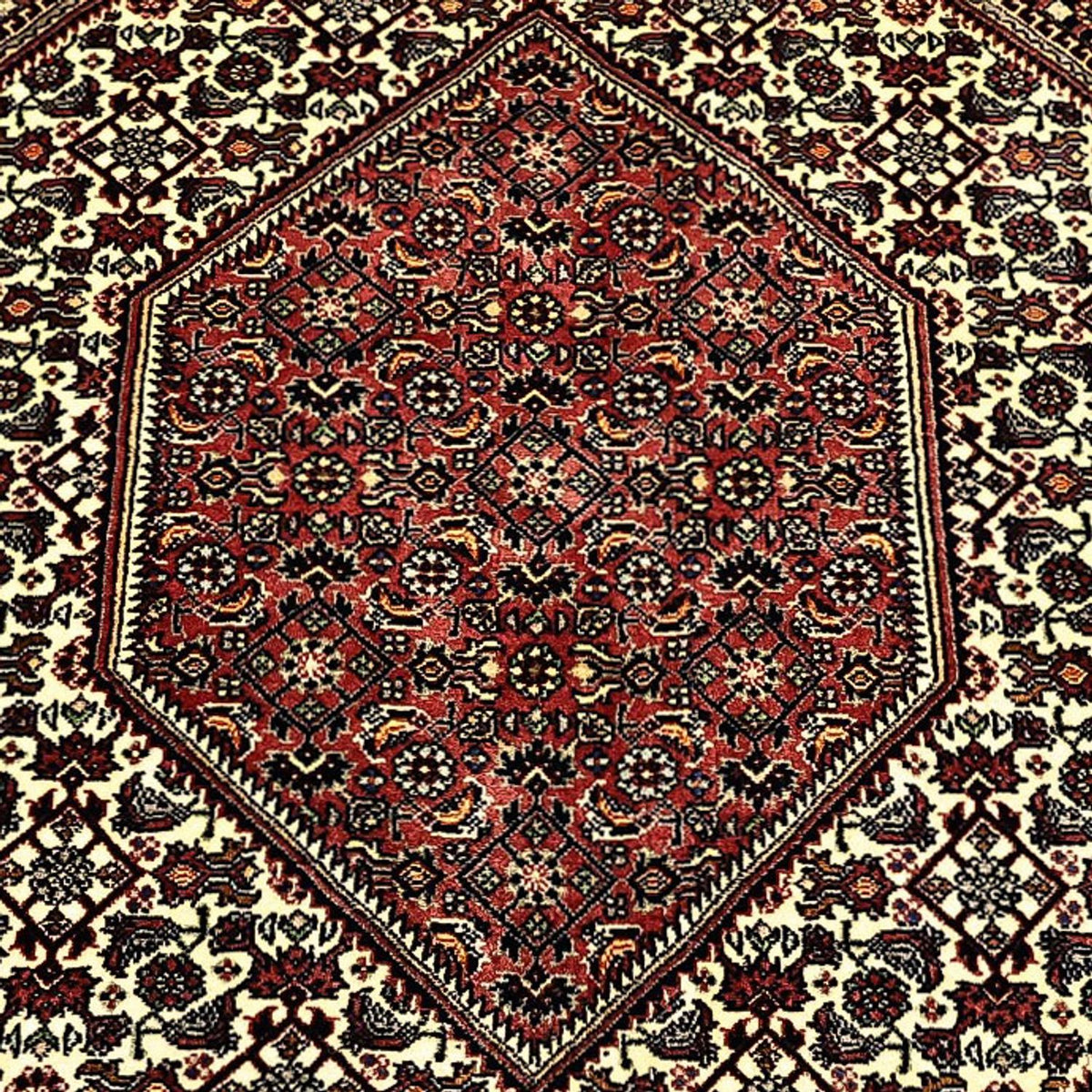 Tapis persan - Bidjar - Royal - 203 x 151 cm - beige foncé