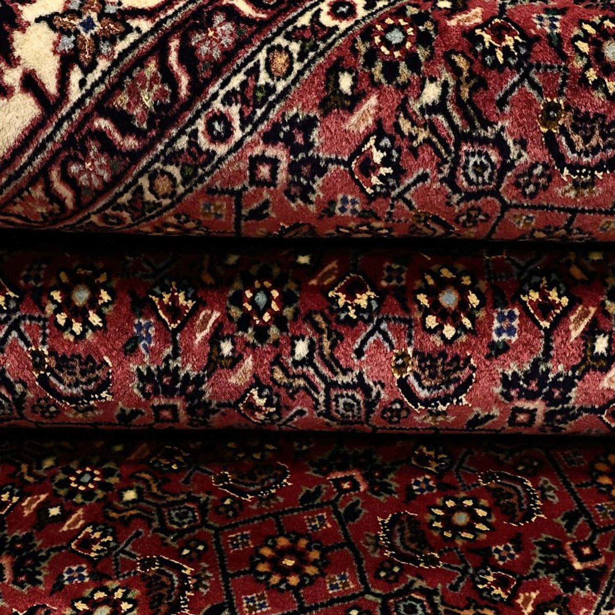 Tapis persan - Bidjar - Royal - 204 x 152 cm - beige foncé