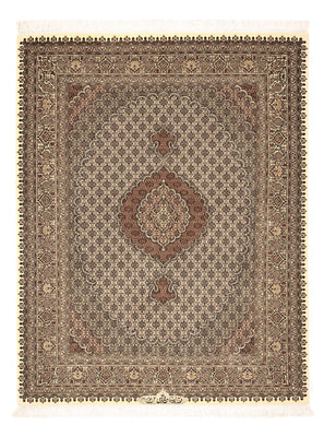 Tapis persan - Tabriz - Royal - Royal - 197 x 154 cm - beige foncé