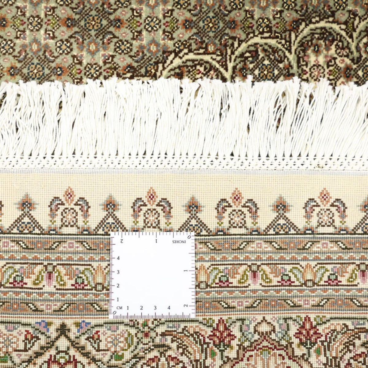 Tapis persan - Tabriz - Royal - Royal - 197 x 154 cm - beige foncé