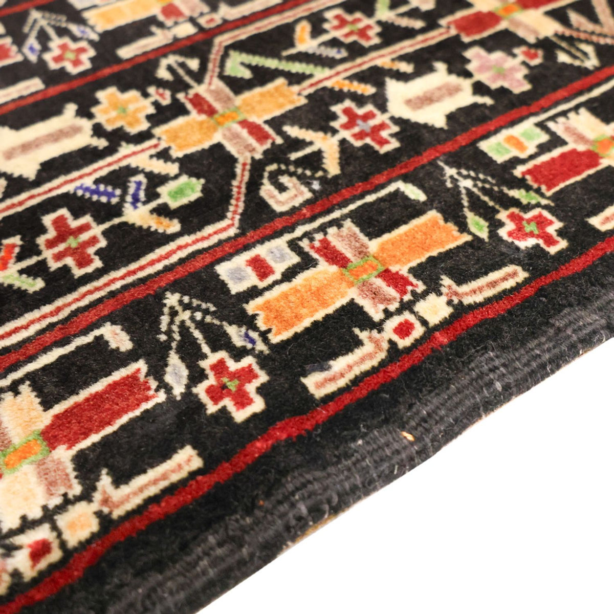 Tapis Belutsch - 153 x 104 cm - beige foncé