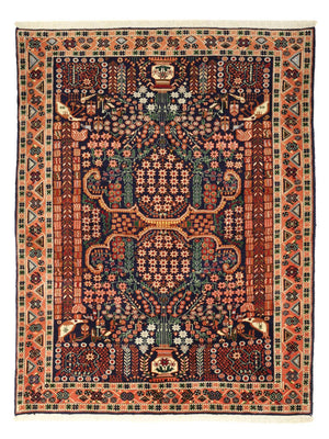 Tapis persan - Nomadic - 164 x 130 cm - multicolore