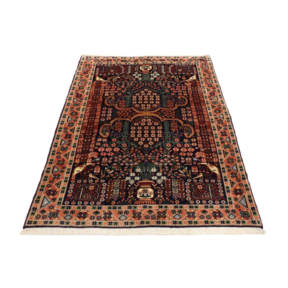 Tapis persan - Nomadic - 164 x 130 cm - multicolore