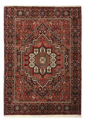 Tapis persan - Nomadic - 145 x 103 cm - rouge foncé