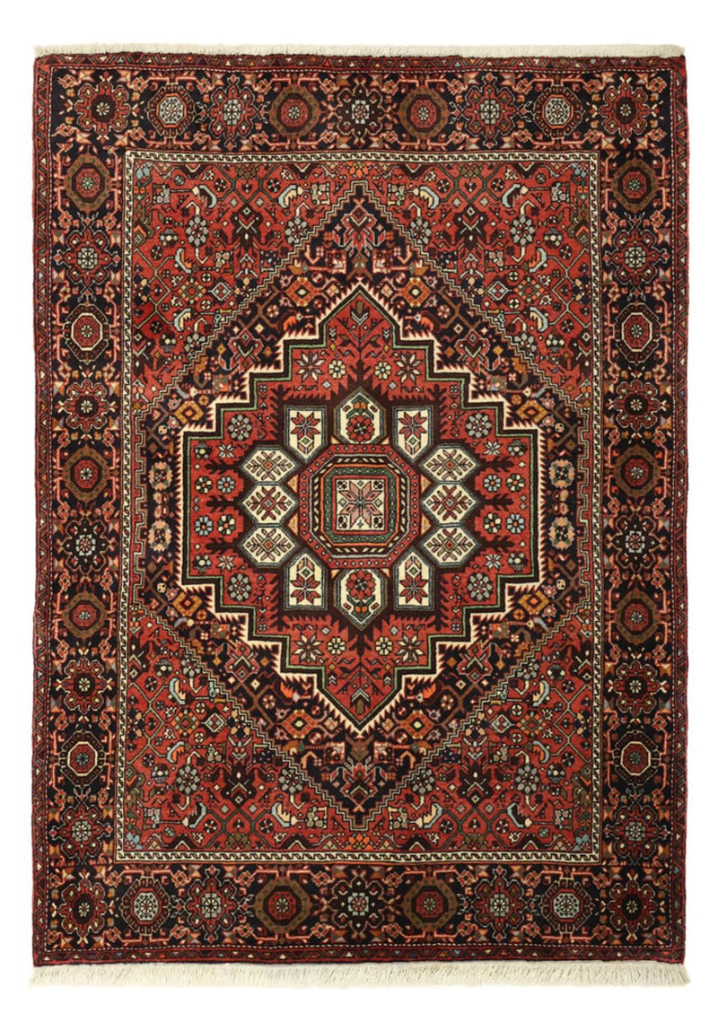 Tapis persan - Nomadic - 145 x 103 cm - rouge foncé