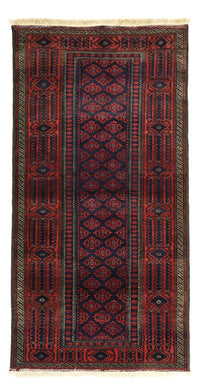 Tapis de couloir Tapis Belutsch - 188 x 99 cm - rouge foncé