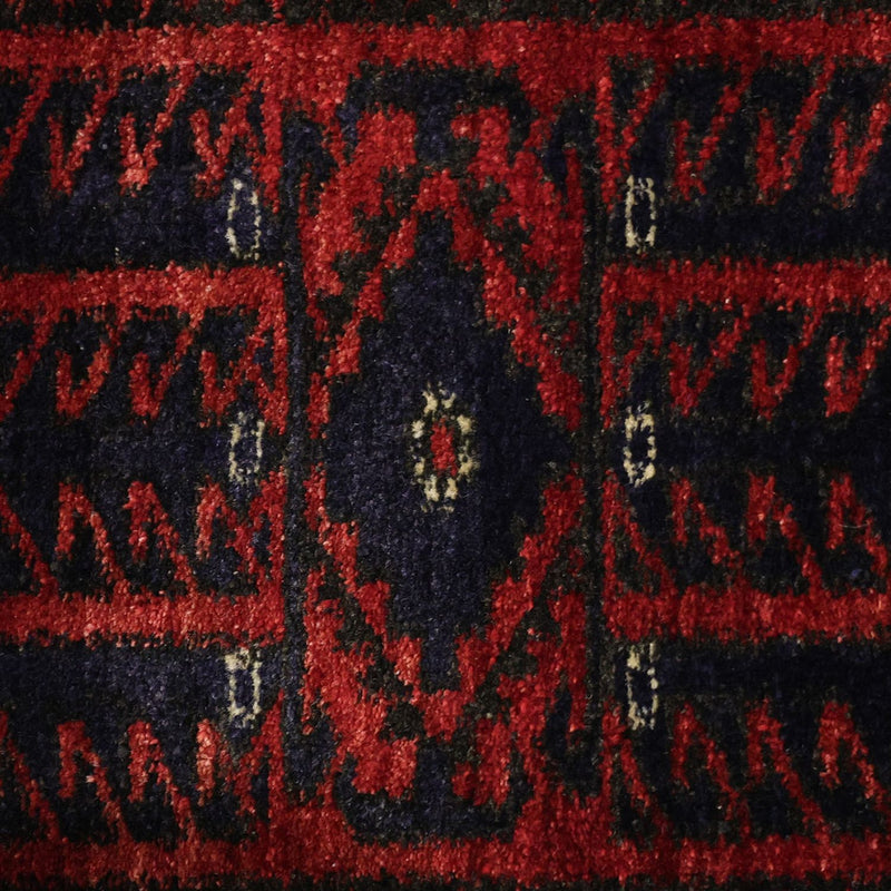 Tapis de couloir Tapis Belutsch - 188 x 99 cm - rouge foncé