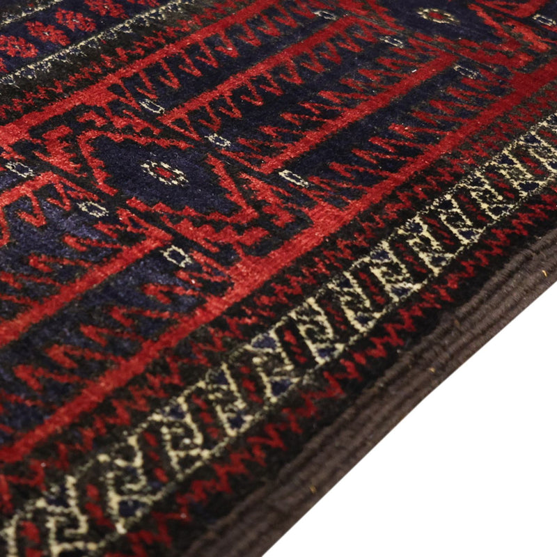 Tapis de couloir Tapis Belutsch - 188 x 99 cm - rouge foncé