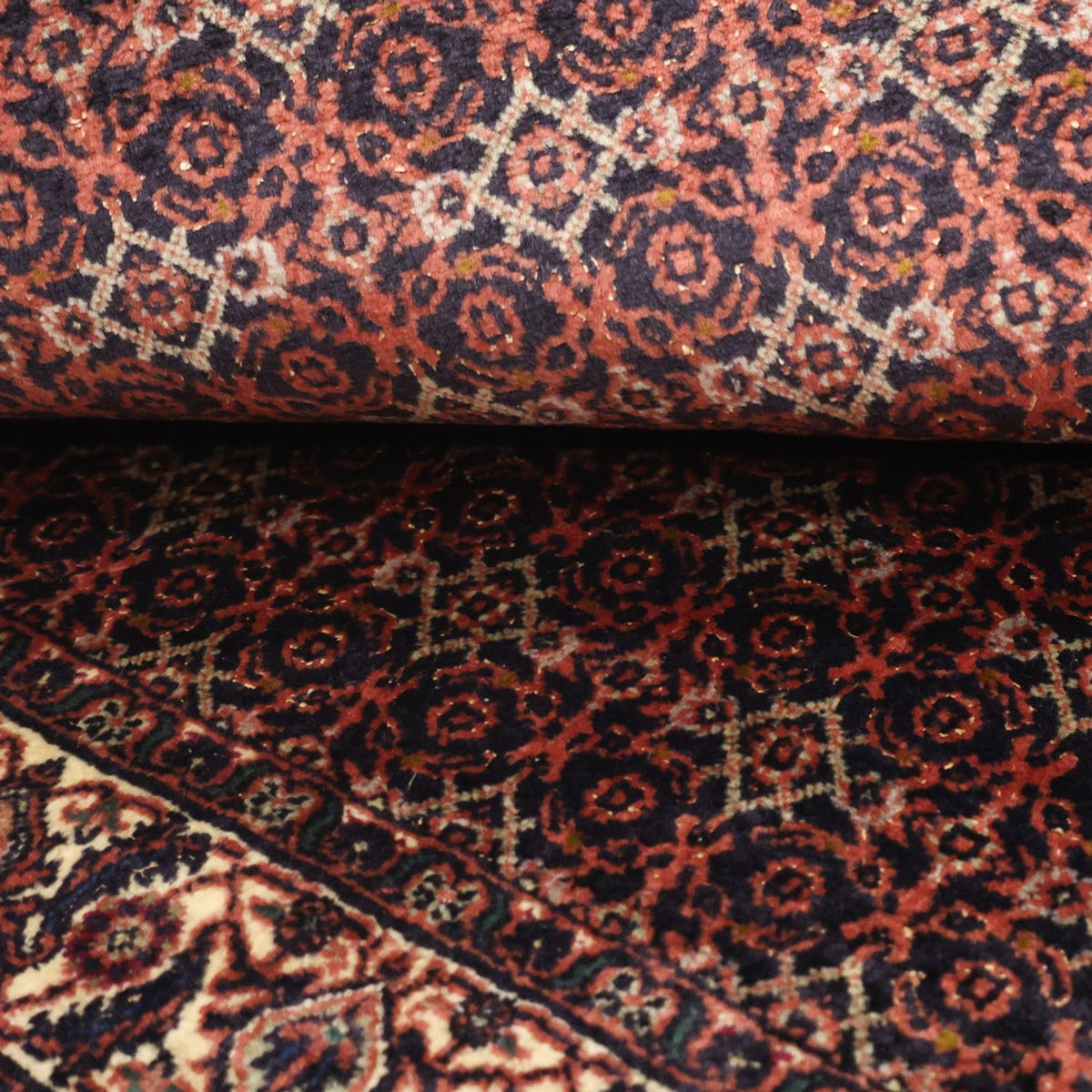 Tapis persan - Bidjar - 143 x 85 cm - rouille