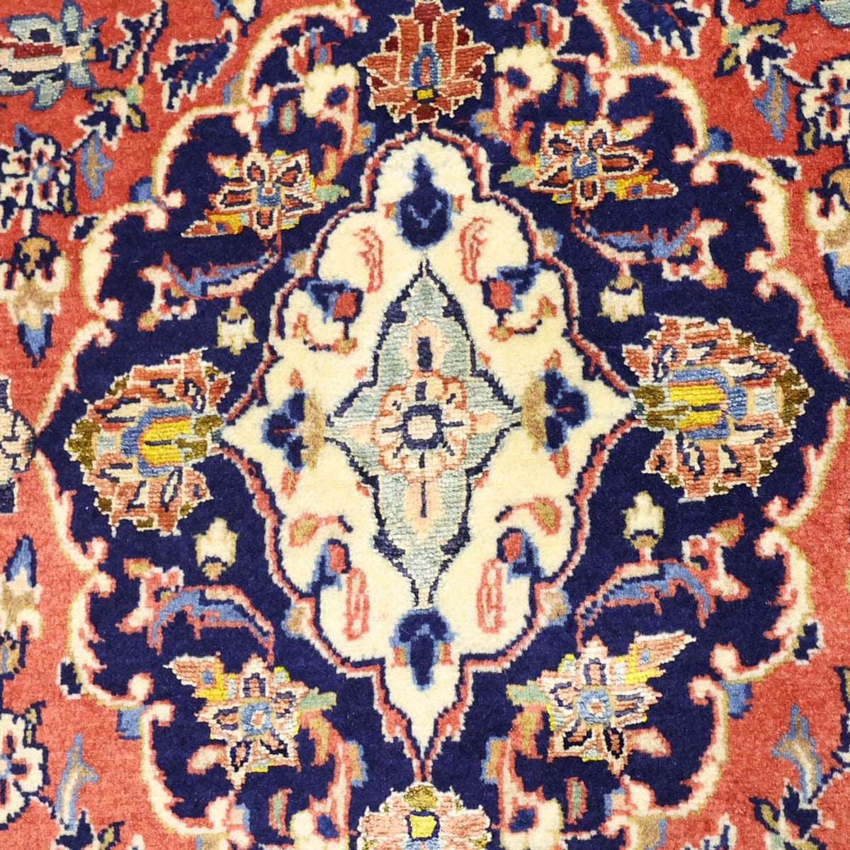 Tapis persan - Keshan - 160 x 112 cm - rouge clair