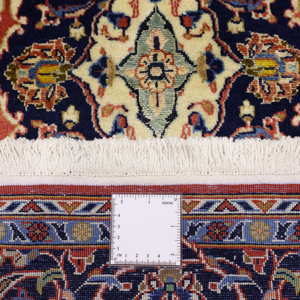 Tapis persan - Keshan - 160 x 112 cm - rouge clair