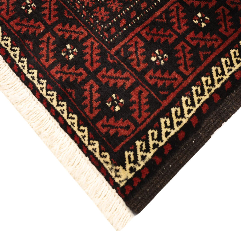 Tapis de couloir Tapis Belutsch - 204 x 102 cm - rouge foncé