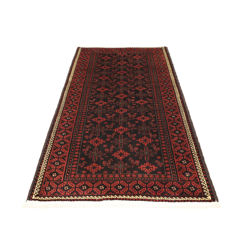 Tapis de couloir Tapis Belutsch - 204 x 102 cm - rouge foncé