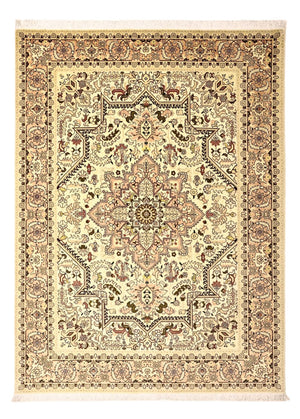 Tapis persan - Tabriz - Royal - 203 x 147 cm - beige