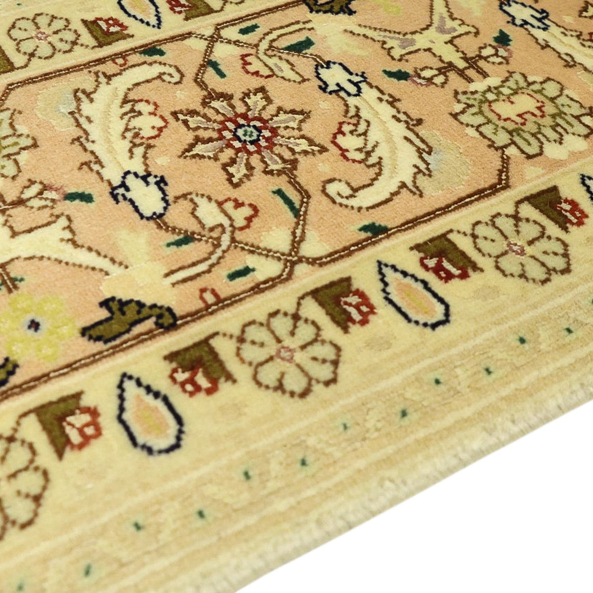 Tapis persan - Tabriz - Royal - 203 x 147 cm - beige