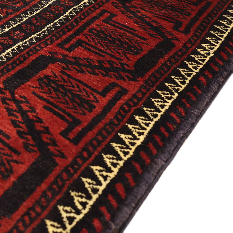 Tapis de couloir Tapis Belutsch - 198 x 103 cm - rouge foncé